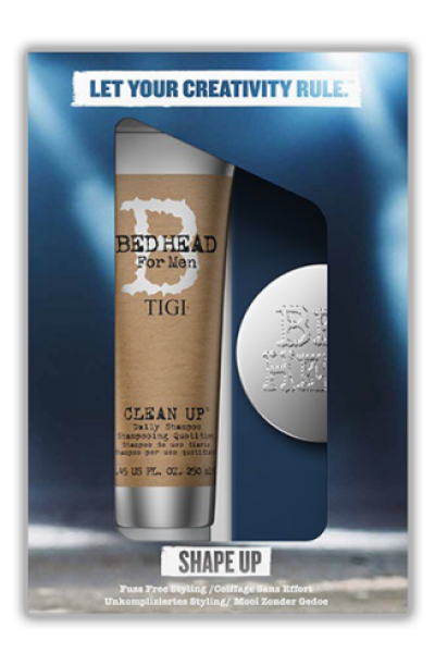 TIGI Bed Head for Men Geschenkset Clean Up Shampoo + Matte Separation